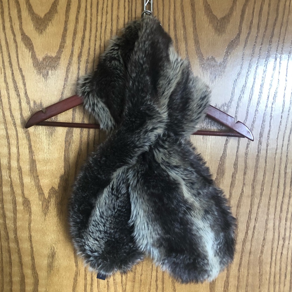 Faux fur wrap